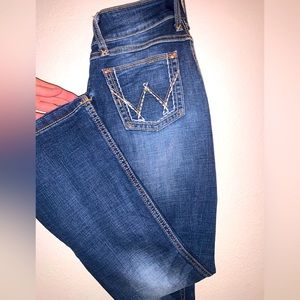 Wrangler bootcut jeans size 7/8x30